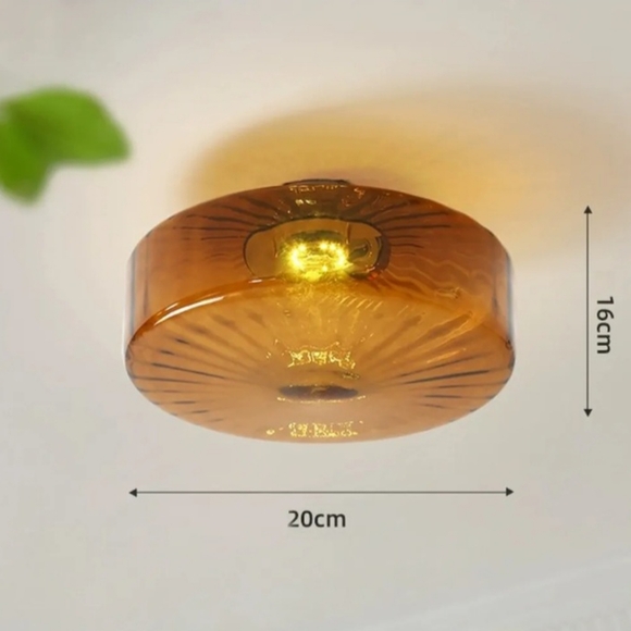 Bauhaus glass ceiling light - Picture 10 of 10